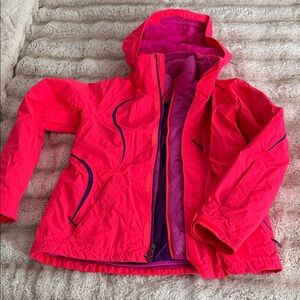 The North Face Pink and Purple Ski Jacket
